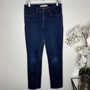 Levi's Jeans Womens Mid Rise Skinny Dark Wash 6